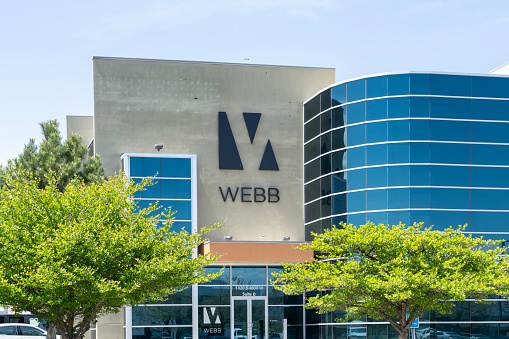 WEBB Production headquarters in Salt Lake City, Utah, USA, on May 9, 2023. WEBB Production is an event management company.