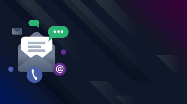 stáhnout obrázek contact us - adresář stock ilustrace