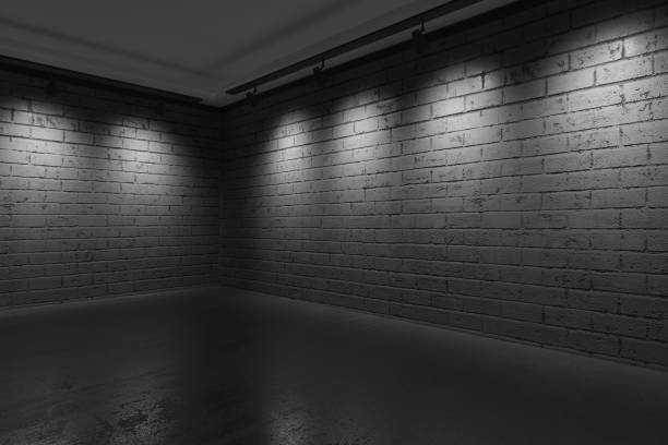 istock Modern exhibition hall interior. Gallery room background 1918700265