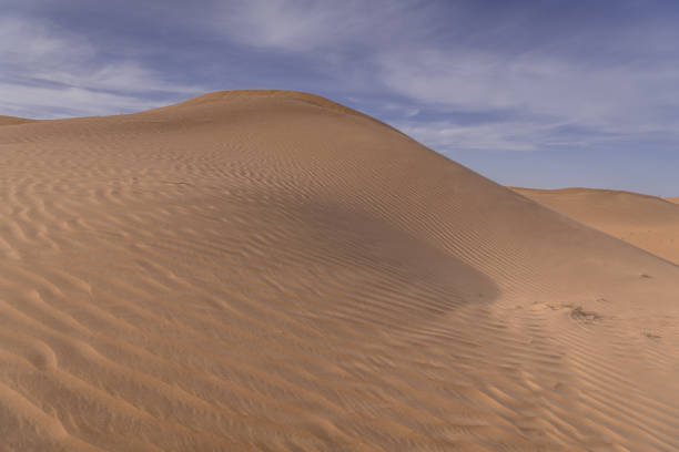 istock Big dune and the sand texture at the foreground, Inner Mongolia, China 1918864991