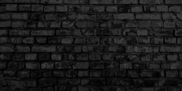 istock Abstract Black wall texture for pattern background. wide panorama picture. Black wall texture rough background dark concrete old grunge background black, texture background template page web banner 1918960253