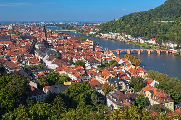 istock High angle view over the Heidelberg Old Town, Germany 1918981849