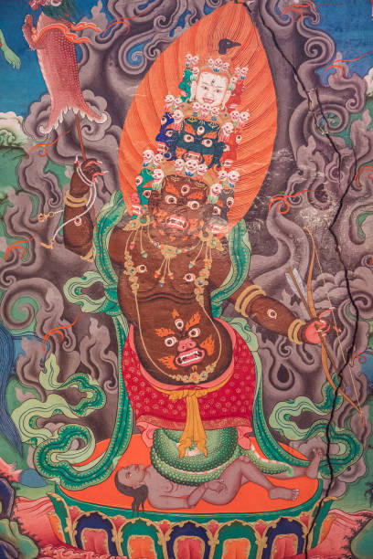 istock Rahula, Thangki, Buddhist Art, Tibetan Buddhism 1919056633
