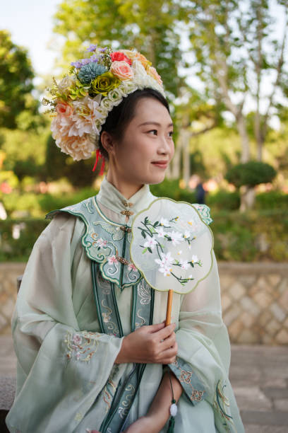 istock young woman wearing chinese costume 1919068941