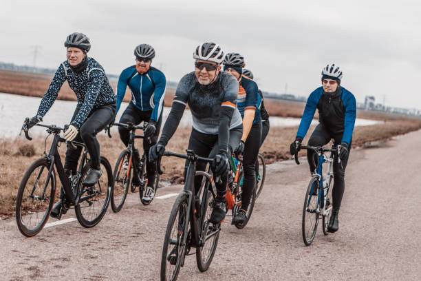 istock Six friends cycling for exercise 1919078105