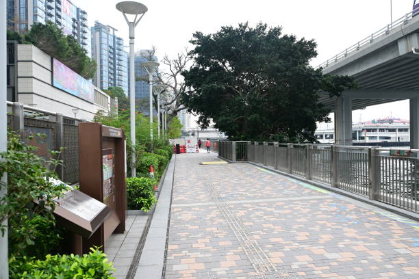 North Point promenade in North Point district, Hong Kong - 01/08/2024 16:06:02 +0000.