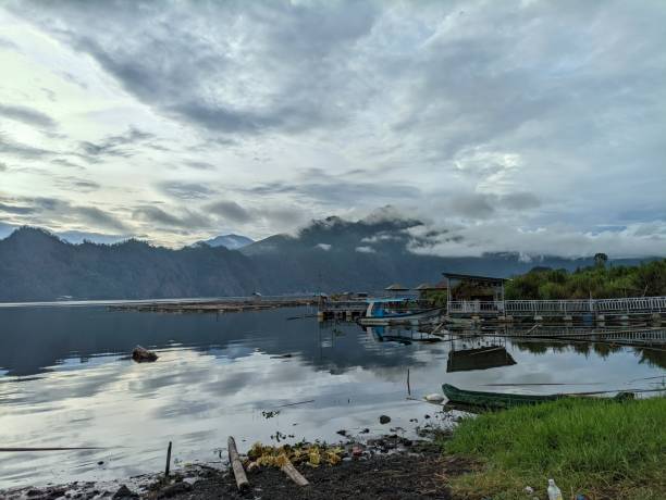 istock Morning atmosphere at Lake Batur, Bali 1919091690