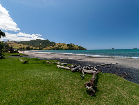 Coromandel coastline in North Island New Zealand