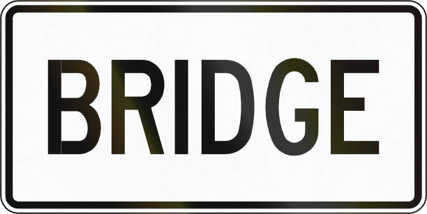 istock Road sign used in the US state of Virginia - Bridge 1919141813