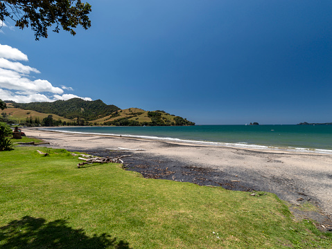 Coromandel coastline in North Island New Zealand
