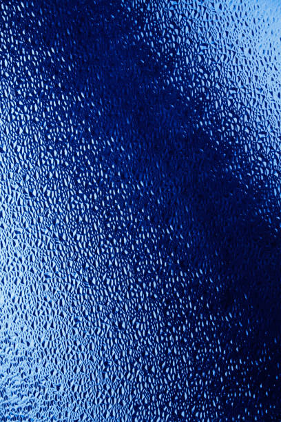 istock Background of Dark blue relief glass. 1919206981