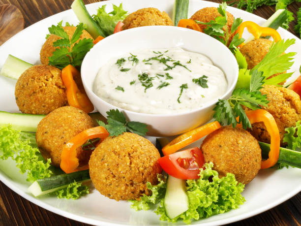 istock Falafel Snack Plate - Fast Food 1919220901