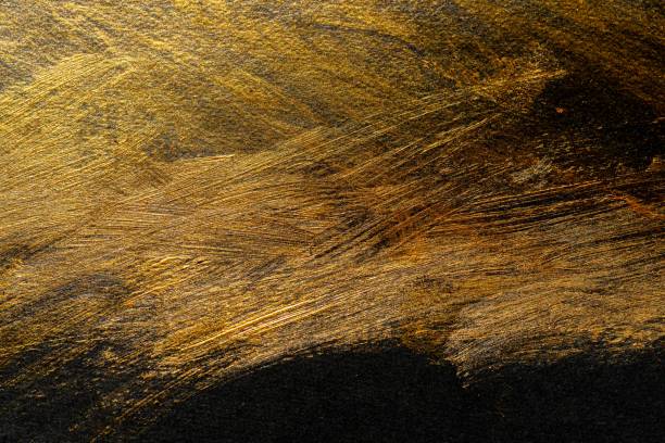 istock golden on a black background 1919222527