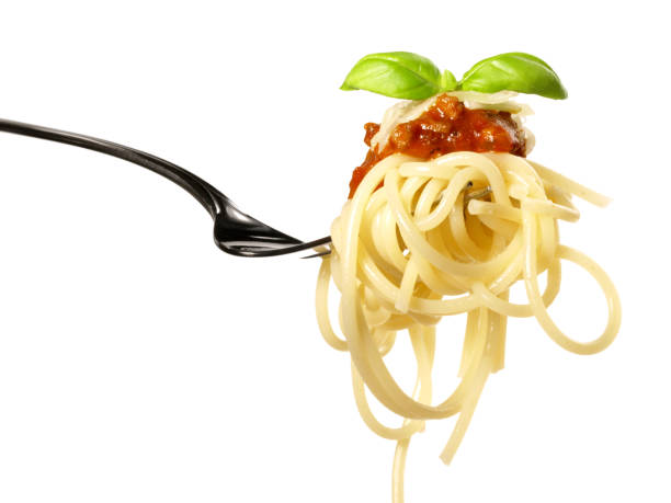istock Spaghetti Bolognese Fork - Fast Food 1919224633