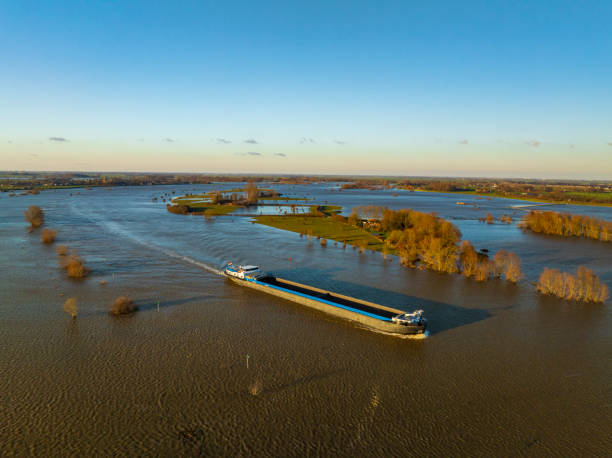 istock IJssel river with overflowing floodplains  after heavy rainfall 1919238358