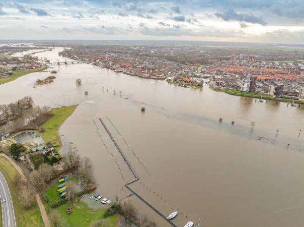 istock IJssel river with overflowing floodplains at Kampen after heavy rainfall 1919238903