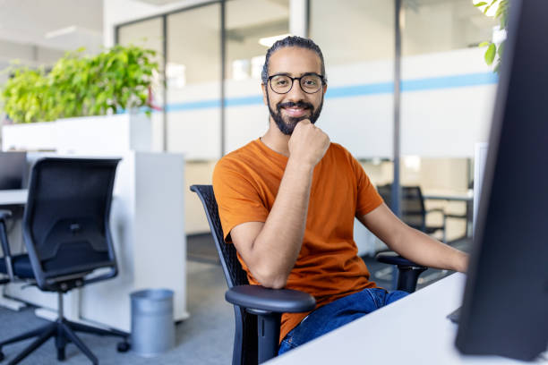 istock Portrait of a confident young man working at a startup 1919242162