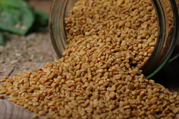 istock Fenugreek Leaves and seeds 1919243805