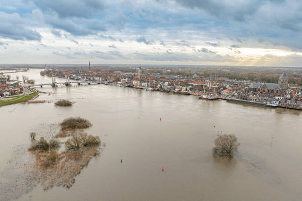 istock IJssel river with overflowing floodplains at Kampen after heavy rainfall 1919245949