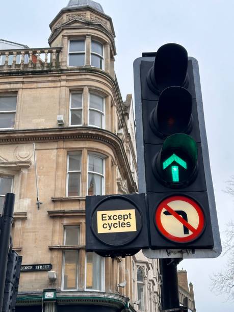 istock Traffic lights on city street 1919276421