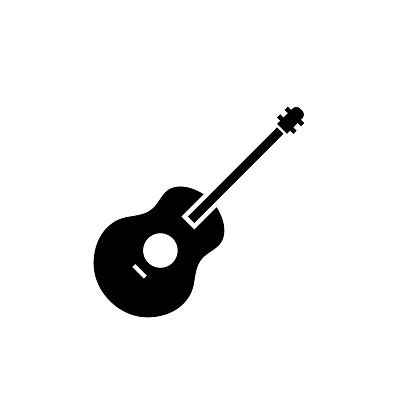 Guitar Solid Icon. This Flat Icon is suitable for infographics, web designs, mobile apps, UI, UX, and GUI design.