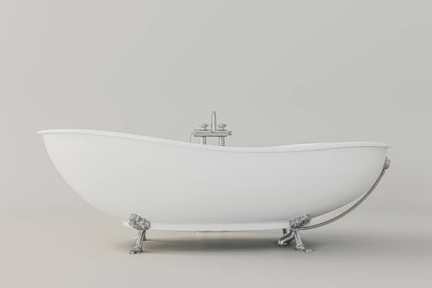 istock old fashioned bathtube isolated on white 1919314316