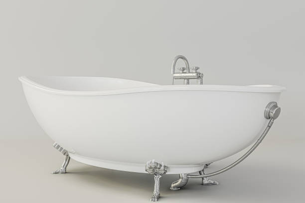 istock old fashioned bathtube isolated on white 1919315399