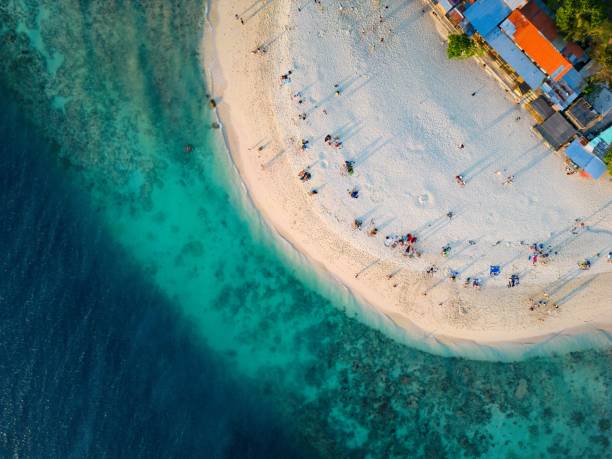 istock Aerial view of White Beach, Moalboal, Philippines 1919315927
