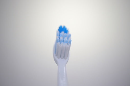 tooth brush macro white background