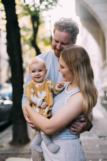 istock Family Affection in the Street 1919490106