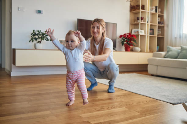 istock First steps of my baby 1919510854