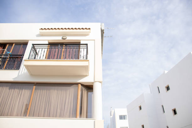 istock Living buildings, Cyprus Greek architecture 1919530932