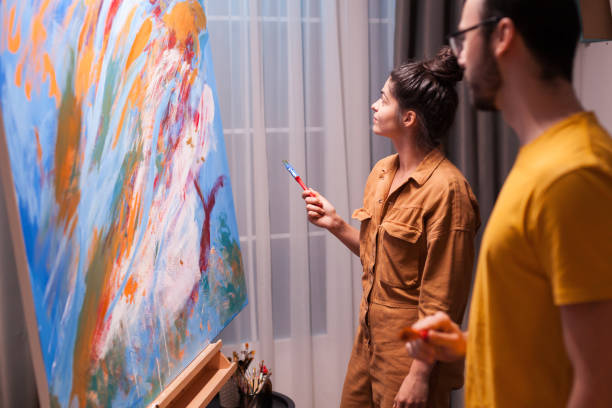 istock Colorful large painting 1919554390