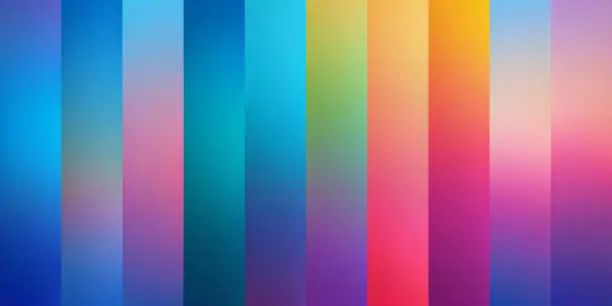 Vector illustration of Beautiful minimalistic summer gradient background