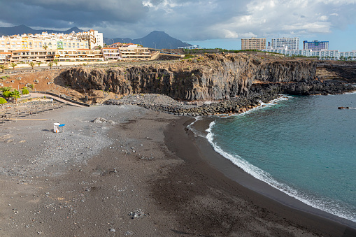 View of a beautiful Beach in Canary Island, Las Teresitas,Tenerife,Spain,Nikon D850