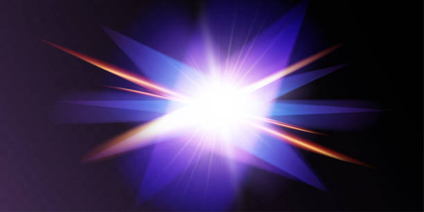istock Light star crystal shiny hologram bokeh. Set of transparent color effects. 1919626093