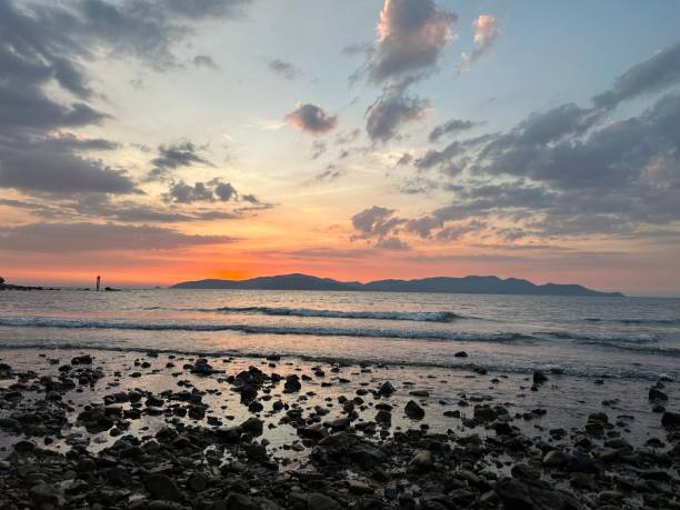 sea and sunset - 7003 стоковые фото и изображения