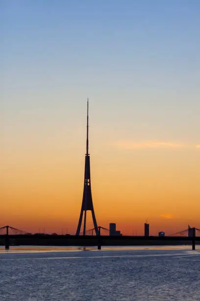 Photo of Urban landscape during the sunset.