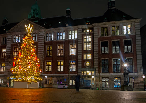 istock Christmas in Amsterdam at night in the Netherlands 1919741633