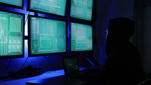 Server Room Intrusion: Dangerous Unrecognized Hacker Engages in Cybercriminal Activity breaks into Government Data Servers and Infects Their System with a Virus and Digital Mischief