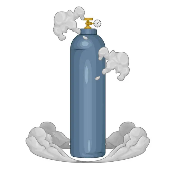 Vector illustration of Gas