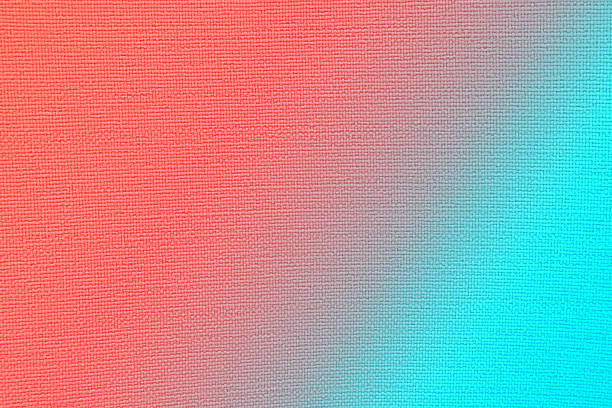 Abstract fabric background red blue gold coral peach pink  teal blue for design gradient, colorful, multi colored, mixed, iridescent, bright, rough, grain, tone, grunge, template