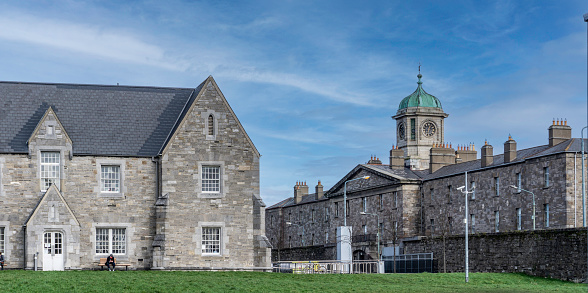 Some of the restored old buildings in the grounds of the campus of the Technological University Dublin. It was formerly a psychiatric hospital.