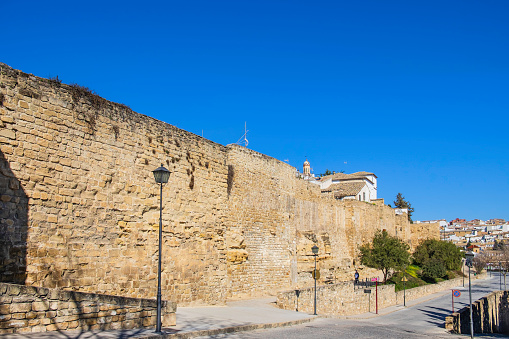Medieval walls in Úbeda, a city in the province of Jaén