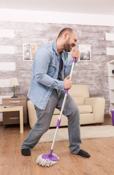 istock Happiness and house cleaning 1919972739