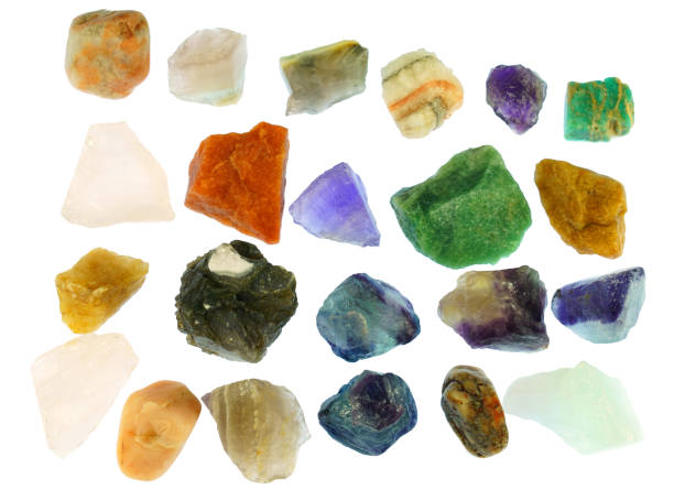 istock colorful mineral rocks isolated on white background 1919976438