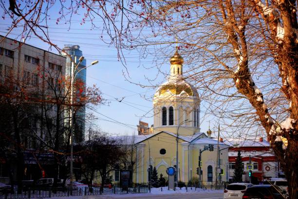 istock Russian streets and churches after snow 1920033101