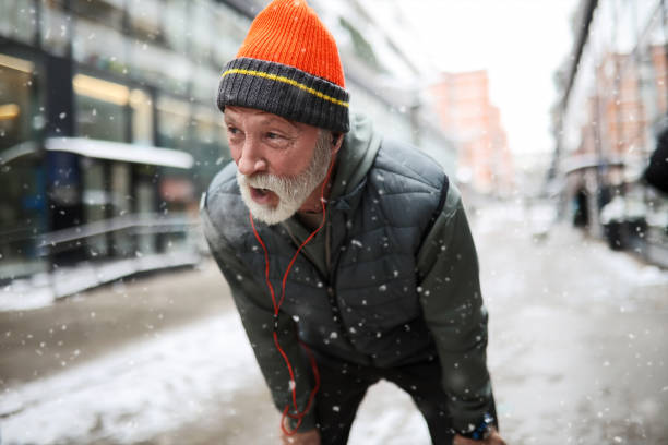 istock Senior Man Taking a Breather During Urban Workout 1920068243
