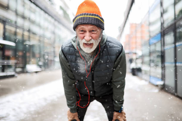 istock Senior man workout in city taking a break 1920068250