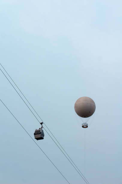 istock air ballon and cable car at cloudy sky background 1920081025
